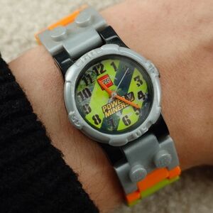 Lego Power Miners Watch 2009 2853401 Working New Battery Kids Watch Japan Movt